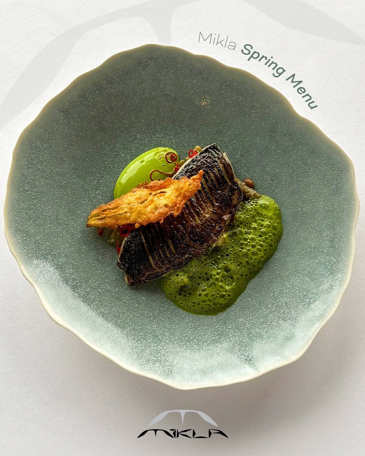Mikla Restaurant – Istanbul menu